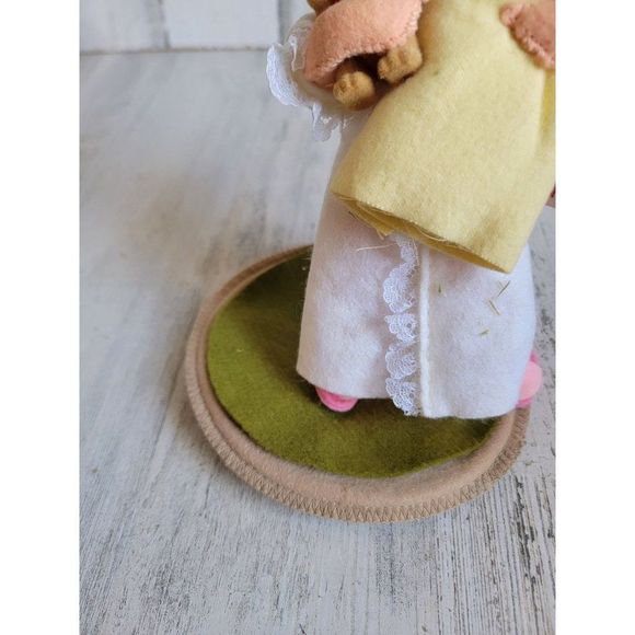 Annalee 1994 child blanket Grandma pajamas teddy bear doll xmas figure - Picture 4 of 8